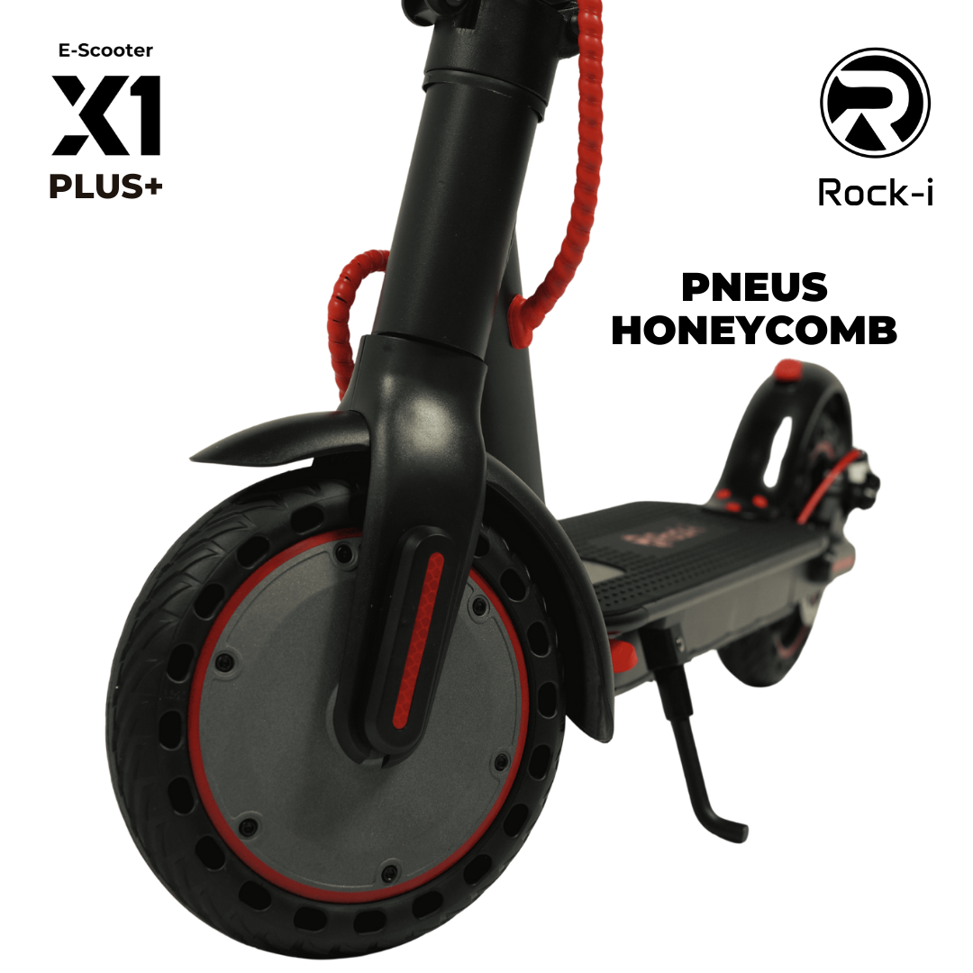Trottinette électrique X1 PLUS Noir Rouge| PRIX