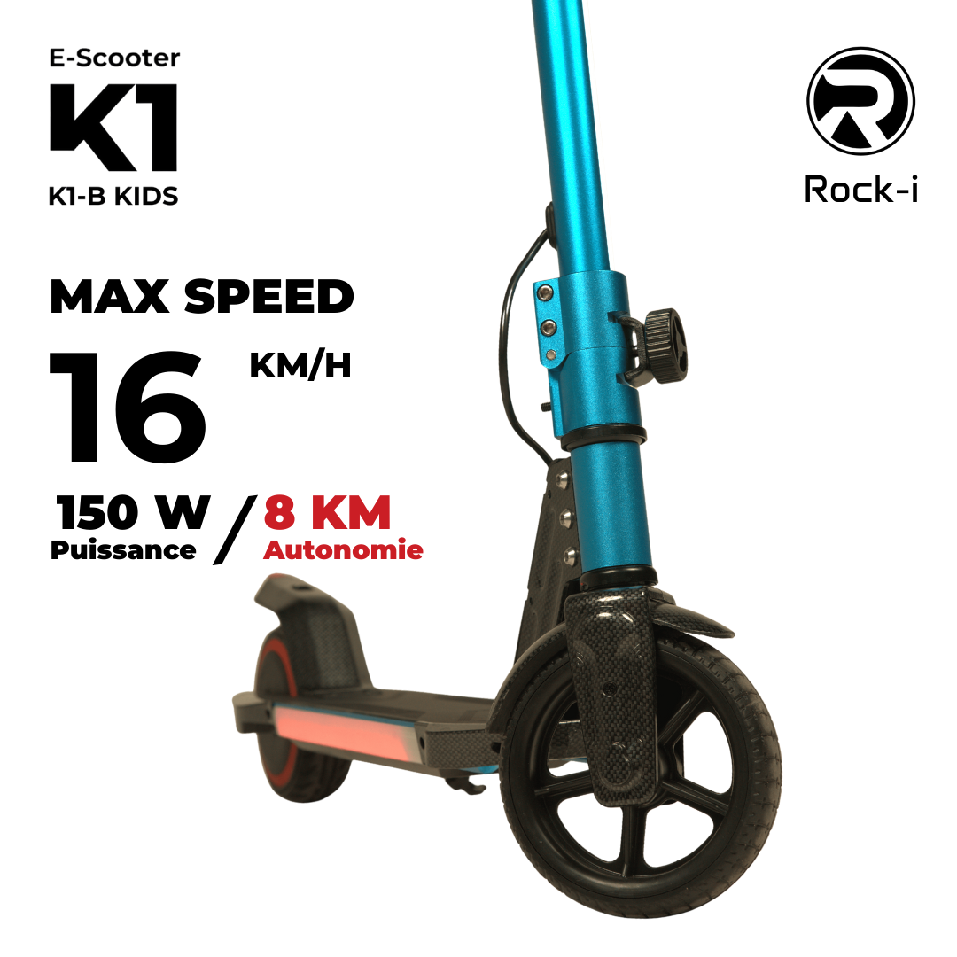 Trottinette éléctrique pour enfant K1 B Bleu – Prix