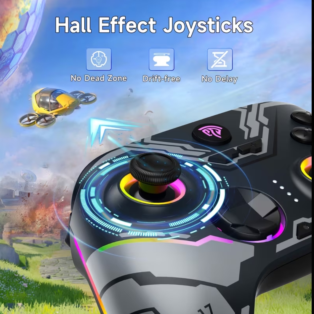 Manette sans fil EasySMX X15 RGB Hall Effect pour PC Switch Android Steam – Prix