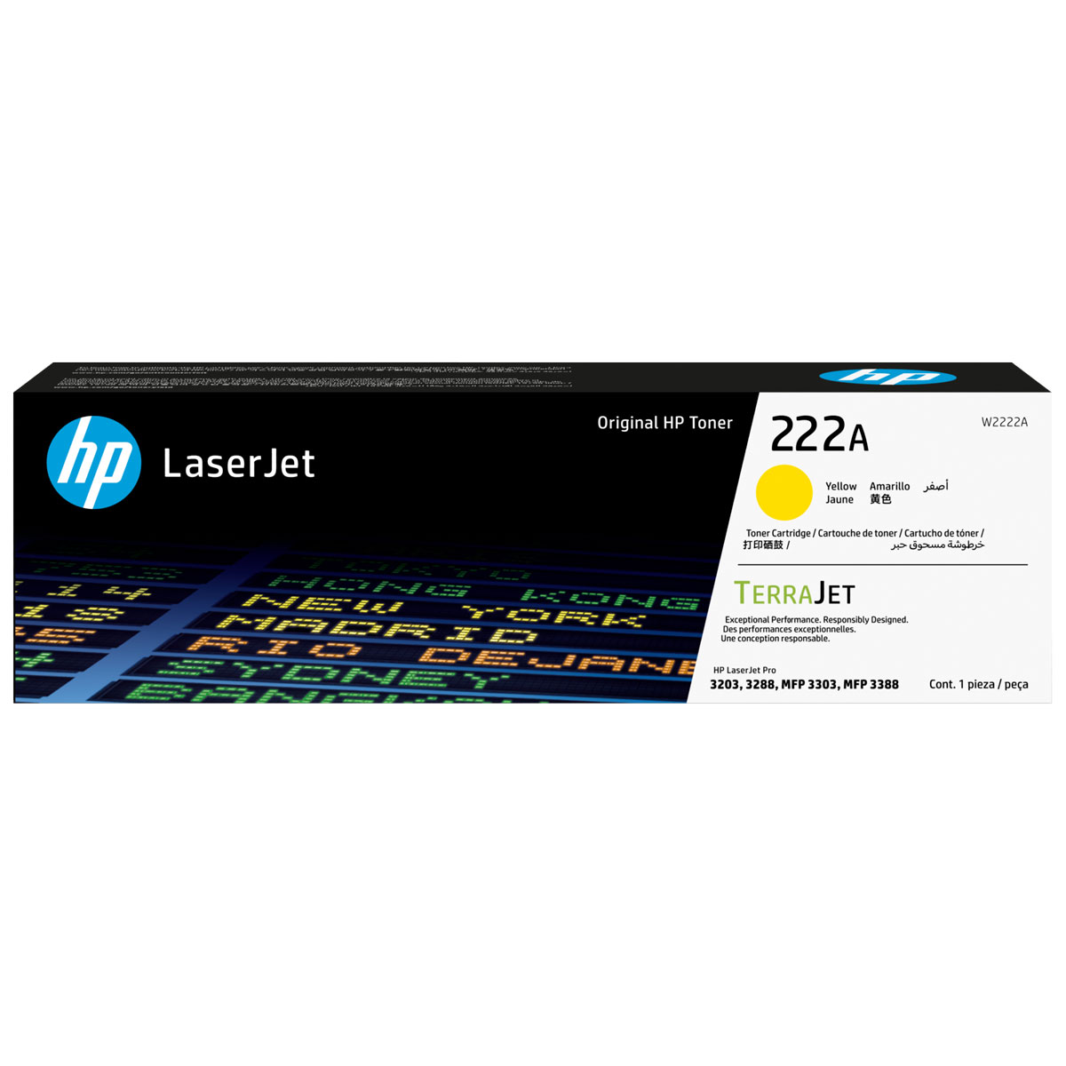 HP 222A Yellow W2222A | PRIX