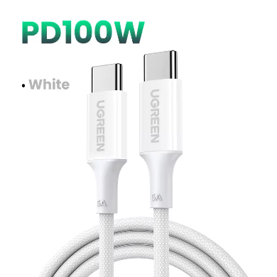 UGREEN 100W USB Type C to USB C PD Fast Charging Braid cable 5A Max 1m | PRIX