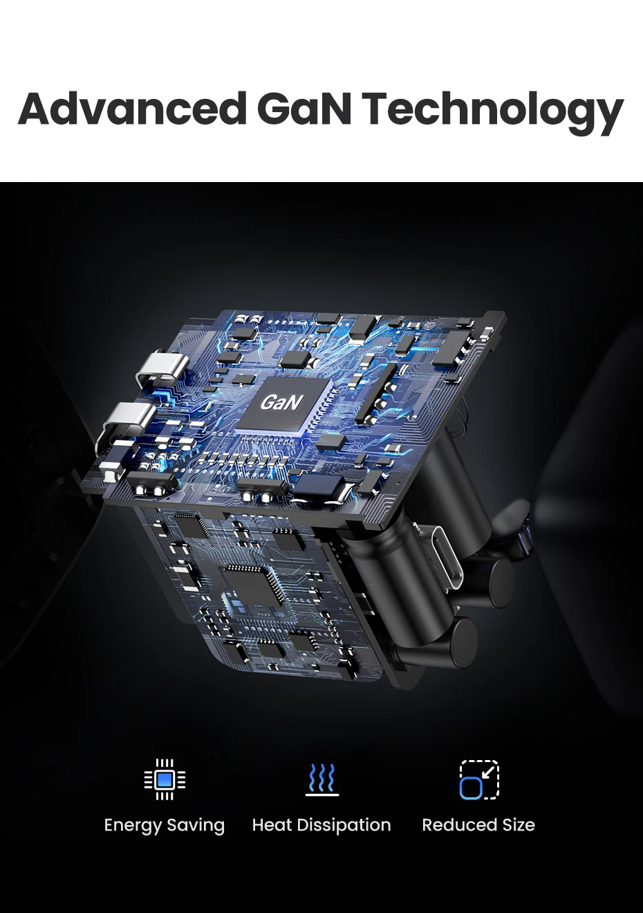 UGREEN GaN 20W chargeur rapide USB-C | PRIX