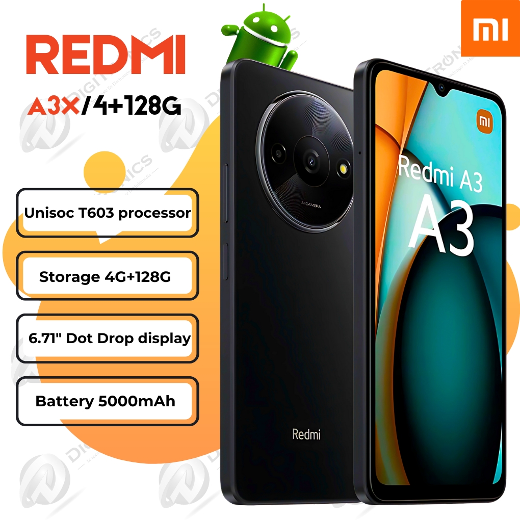 Xiaomi Redmi A3x 128Go 4Go RAM – Prix