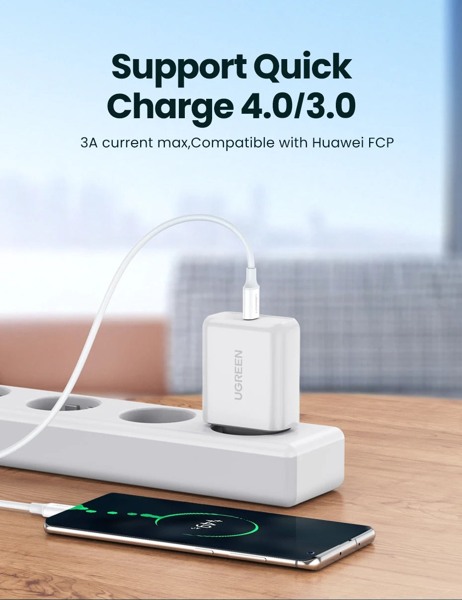 Ugreen 60w USB type C to USB C pd fast charging cable 3A max 1m | PRIX
