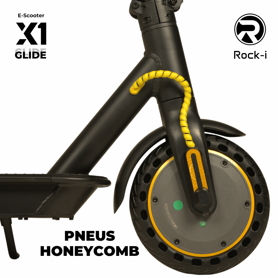 Trottinette électrique X1 GLIDE Noir Jaune | PRIX