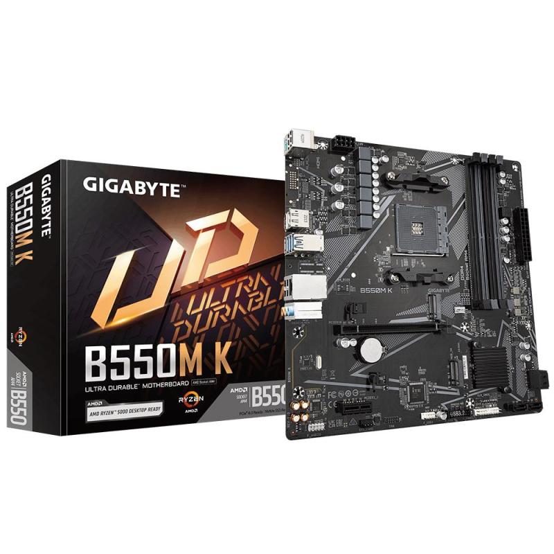 Gigabyte B550M K micro ATX Socket AM4 Chipset AMD B550 4719331852764 – Prix