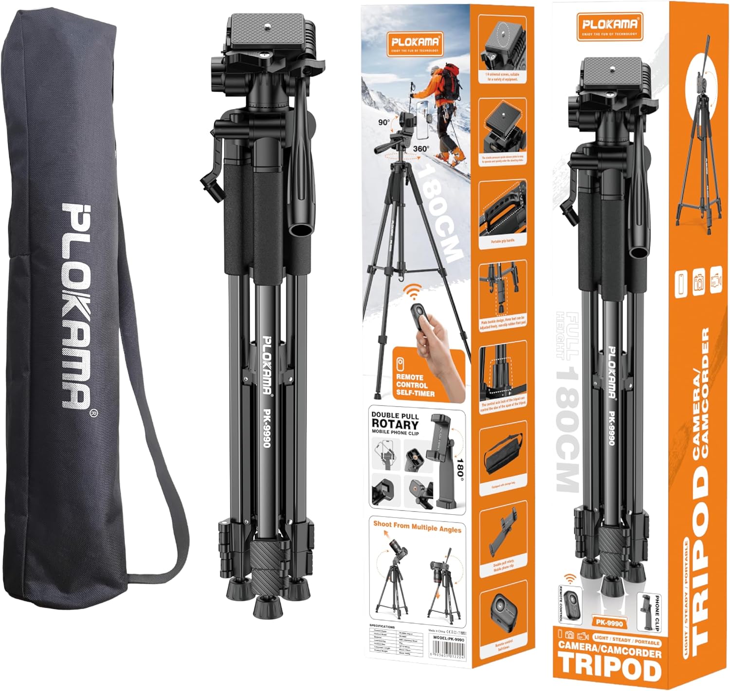 Plokama Trépied PK9990 180 cm – Prix