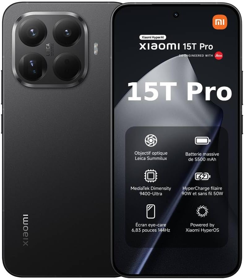 Xiaomi 15T Pro 512Go 12Go RAM – Prix