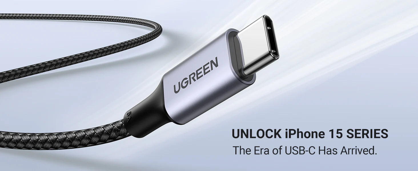 UGREEN 100W USB Type C to USB C PD Fast Charging Braid cable 5A Max 1m | PRIX
