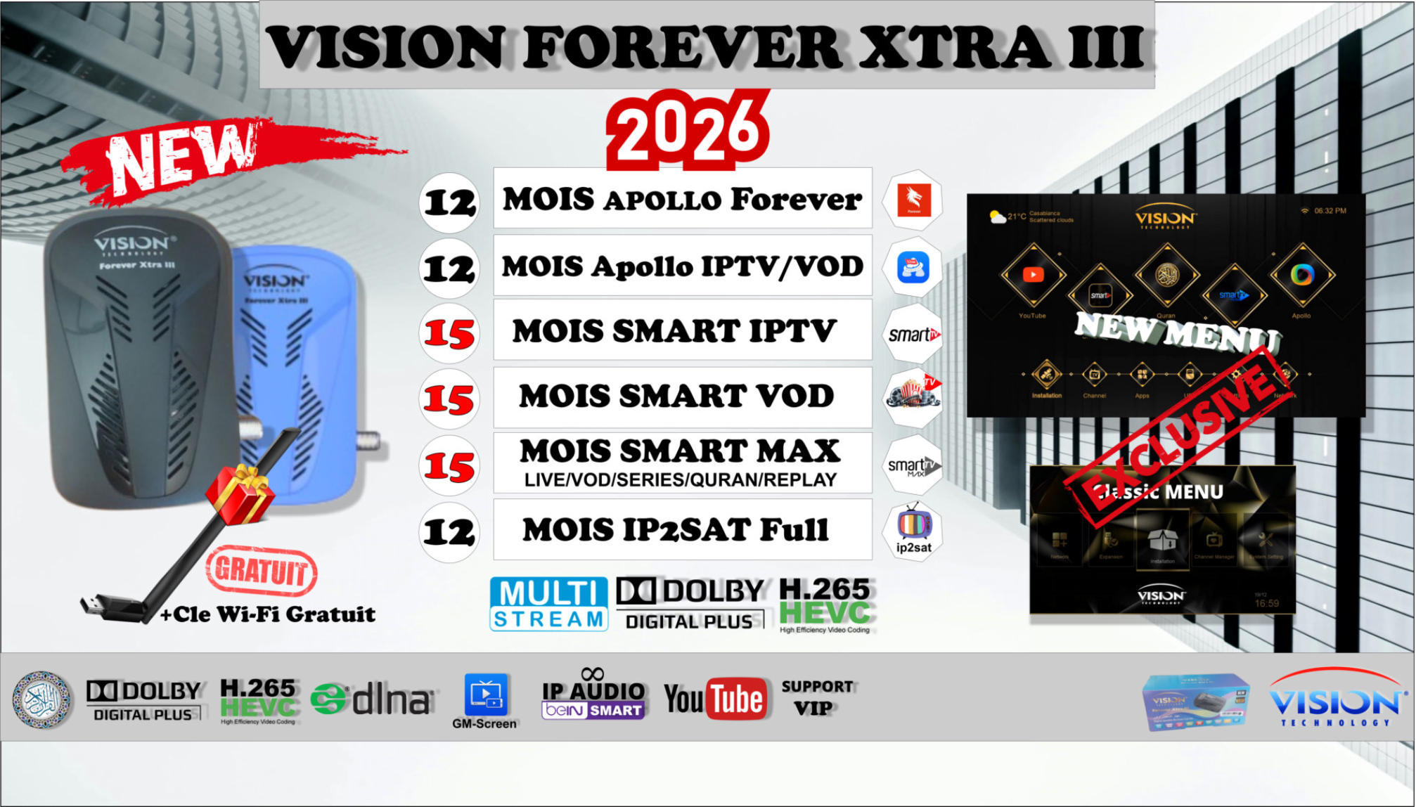 VISION FOREVER XTRA II FULL HD | PRIX