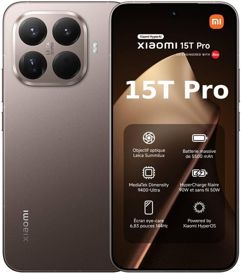 Xiaomi 15T Pro 512Go 12Go RAM – Prix