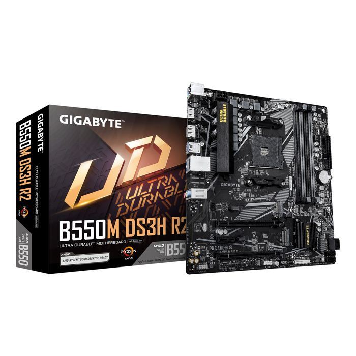 Gigabyte B550M DS3H R2 4719331870454 – Prix