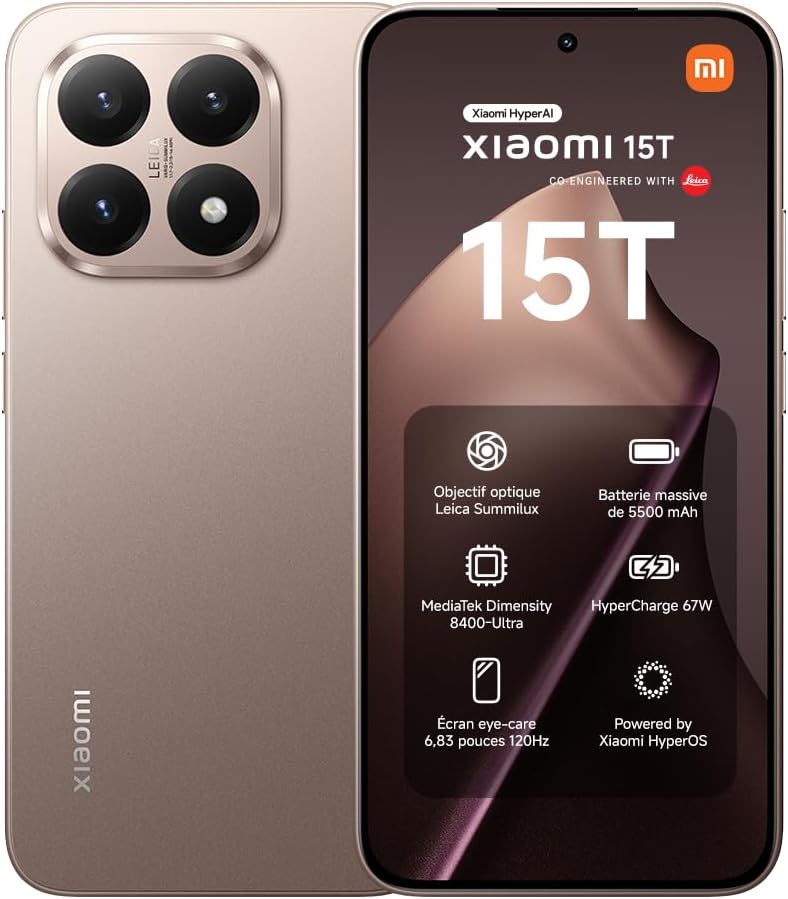 Xiaomi 15T 512Go 12Go RAM – Prix