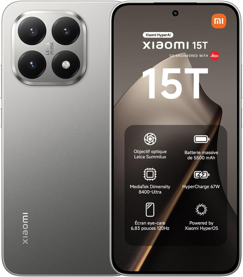 Xiaomi 15T 256Go 12Go RAM – Prix