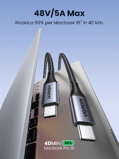 UGREEN Cable USB-C 240W 2M – Prix