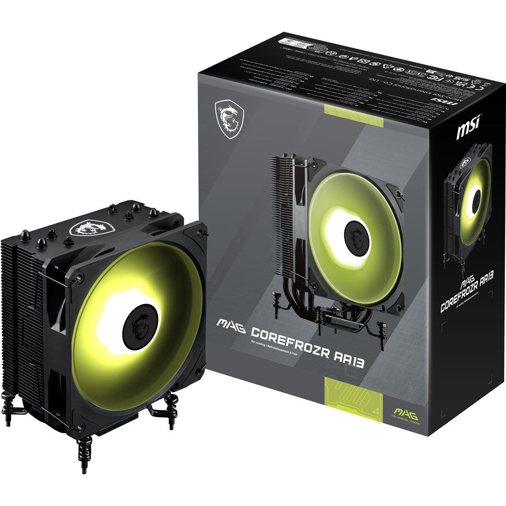 MSI MAG COREFROZR AA13 ARGB 120 mm noir 4711377345743 – Prix